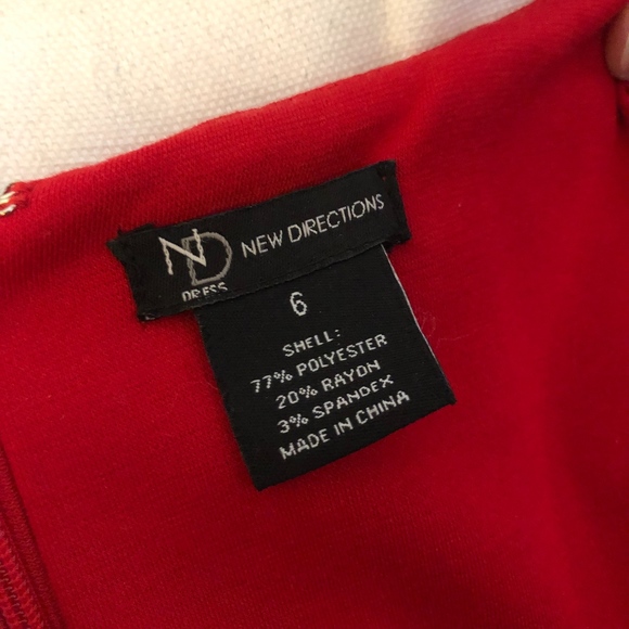 Red Dress Swing Dress - Picture 5 of 5